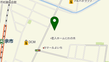 ダイソー余市店の地図画像