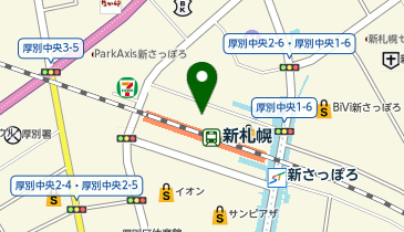 auショップ新さっぽろデュオの地図画像