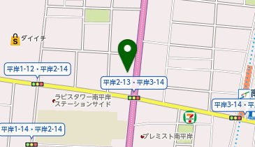 auショップ南平岸の地図画像
