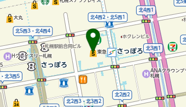 ワイモバイルビックカメラ札幌店の地図画像
