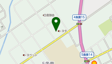札幌トヨタ自動車岩見沢支店の地図画像