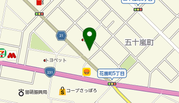 旭川トヨタ自動車留萌店の地図画像