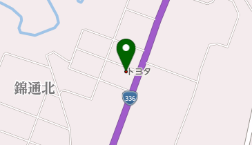 釧路トヨタ自動車広尾店の地図画像