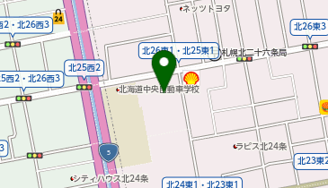 札幌トヨタ自動車北光支店の地図画像
