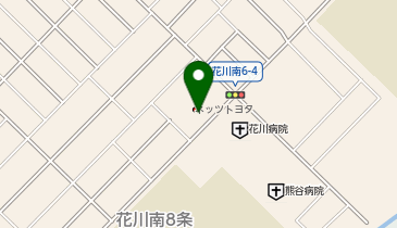 ネッツトヨタ札幌花川店の地図画像