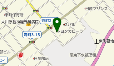 トヨタカローラ苫小牧むろらん店の地図画像