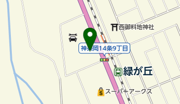 レクサス旭川の地図画像
