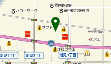 旭川日産稚内店の地図画像
