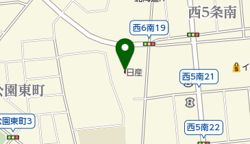 帯広日産ドーム店の地図画像