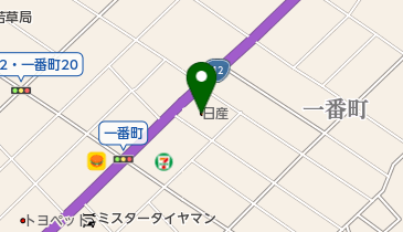 札幌日産江別東店の地図画像