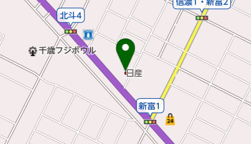 札幌日産千歳南店の地図画像