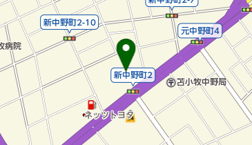 札幌日産苫小牧中央店の地図画像