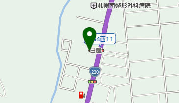 札幌日産藻岩店の地図画像