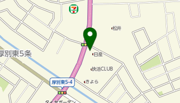 北海道日産厚別店の地図画像