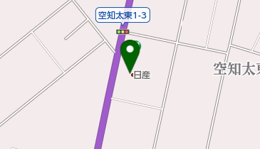 北海道日産空知店の地図画像