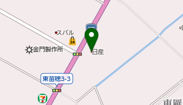 北海道日産東店の地図画像