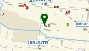 旭川日産豊岡店の地図画像