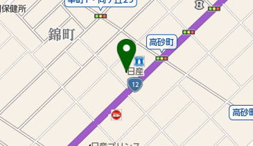 札幌日産江別西店の地図画像