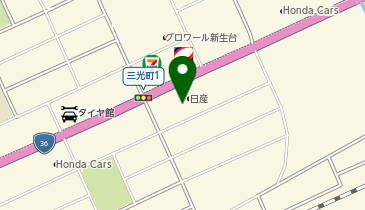 札幌日産苫小牧東店の地図画像