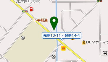 札幌日産発寒店の地図画像