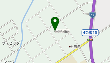 日産部品北海道販売岩見沢店の地図画像