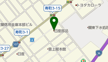 日産部品北海道販売室蘭店の地図画像