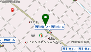 Honda Cars北海道西町店の地図画像