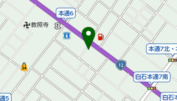 Honda Cars北海道白石本通店の地図画像