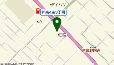 Honda Cars旭川神楽店の地図画像
