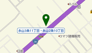 Honda Cars北海道永山店の地図画像