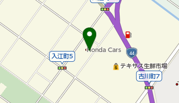 Honda Cars西釧路入江店の地図画像