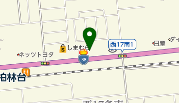 Honda Cars帯広西17条店の地図画像