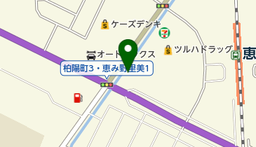 Honda Cars札幌中央恵庭店の地図画像