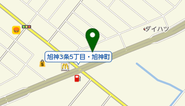 Honda Cars北海道ツインハープ旭神店の地図画像