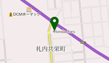 Honda Cars帯広札内店の地図画像
