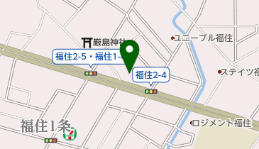 Honda Cars南札幌福住店の地図画像