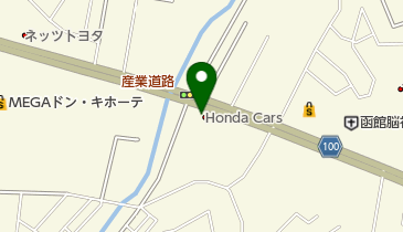 Honda Cars函館中央美原店の地図画像