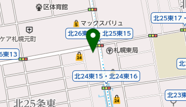Honda Cars南札幌元町駅前店の地図画像
