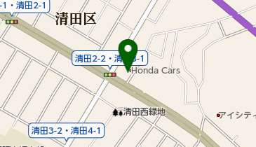 Honda Cars南札幌羊ヶ丘店の地図画像