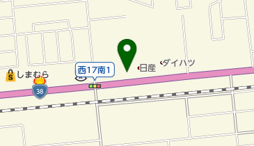 十勝三菱自動車販売十勝本店の地図画像