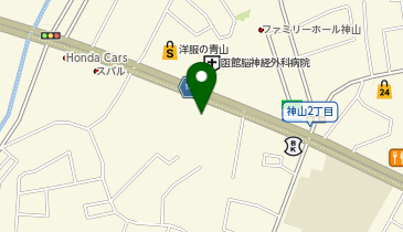 北海道マツダ販売中道店の地図画像