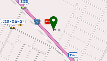 北海道スバル新千歳店の地図画像