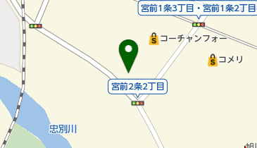 北海道スバル旭川北彩都店の地図画像