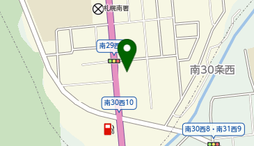 北海道スバル札幌南店の地図画像