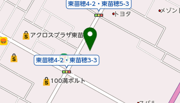 北海道いすゞ自動車苗穂支店の地図画像