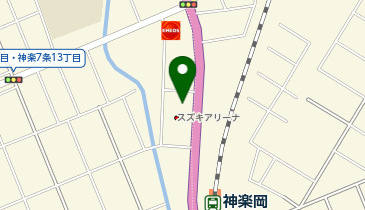 スズキ自販北海道スズキアリーナ神楽の地図画像