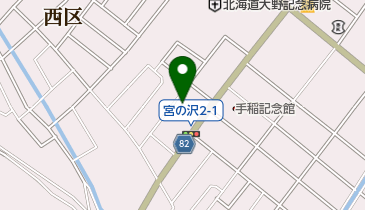 YSP札幌西の地図画像