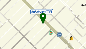 レッドバロン旭川の地図画像