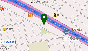 スズキオート札幌の地図画像