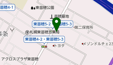 BMW札幌東の地図画像